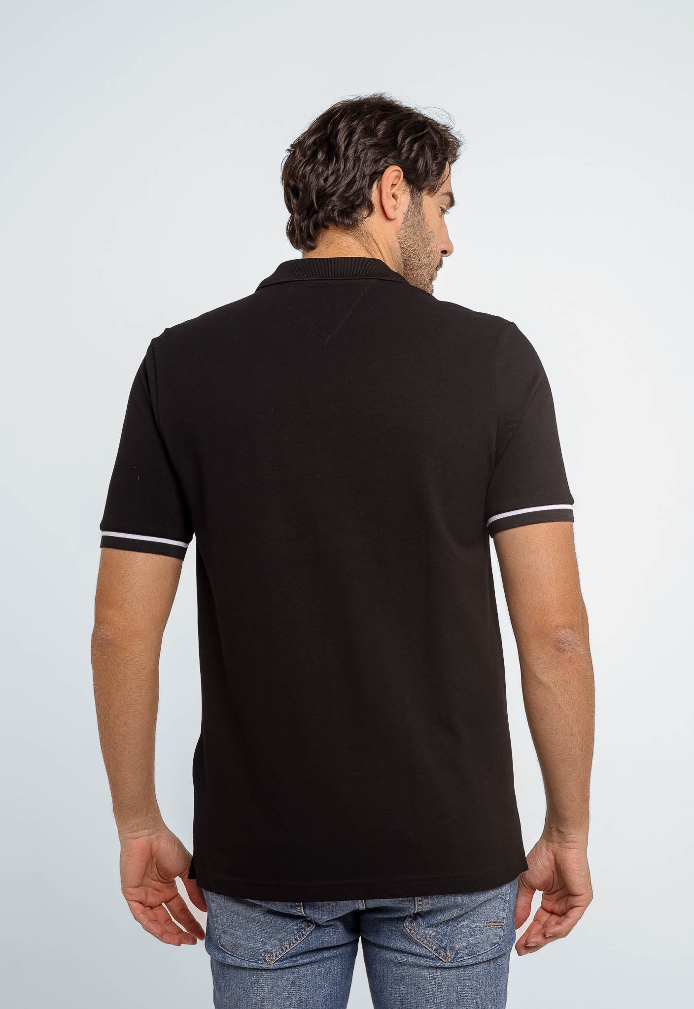Polo Masculina Tommy Hilfiger Básica Logo Interno - Henri Store