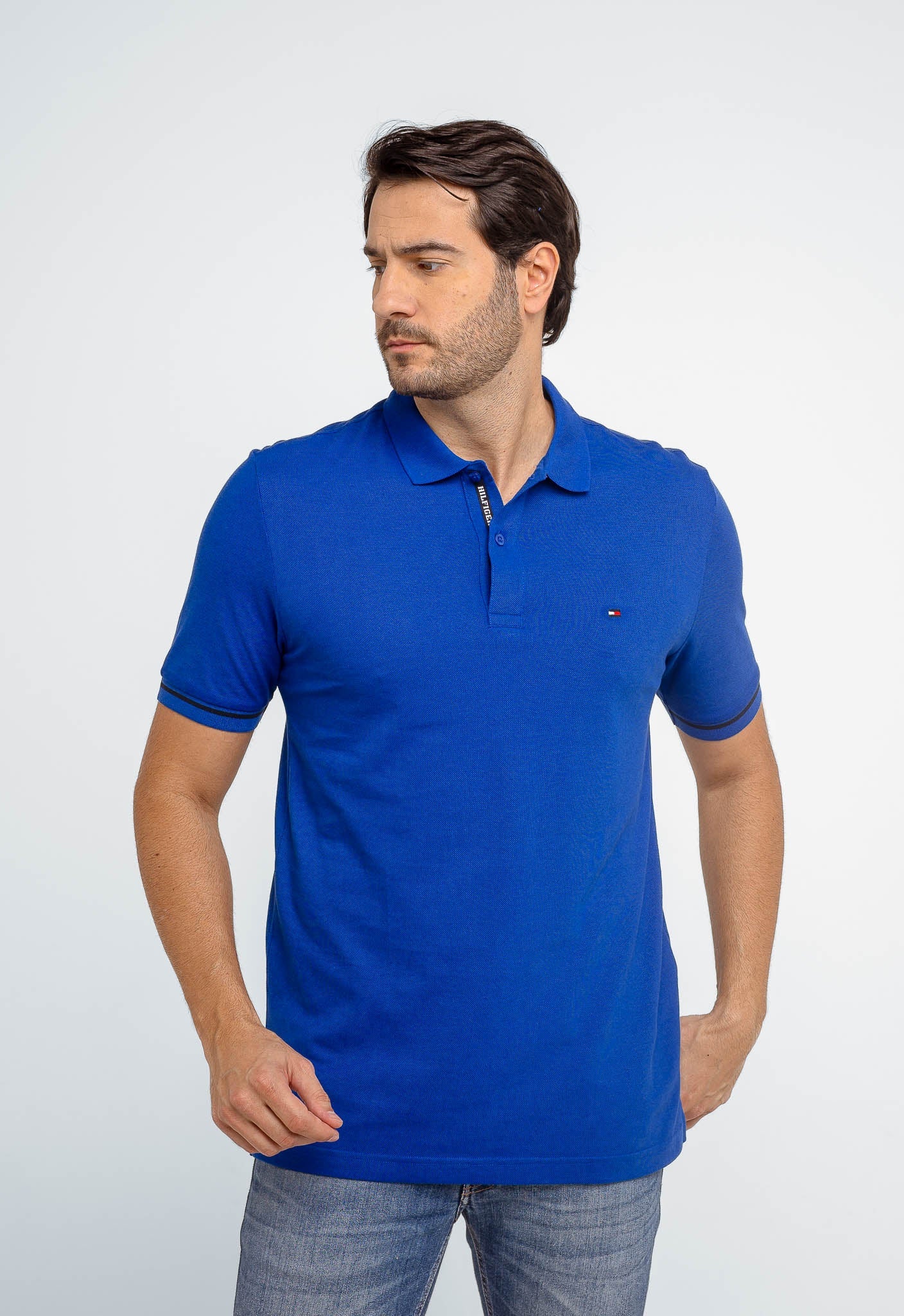 Polo Masculina Tommy Hilfiger Básica Logo Interno - Henri Store