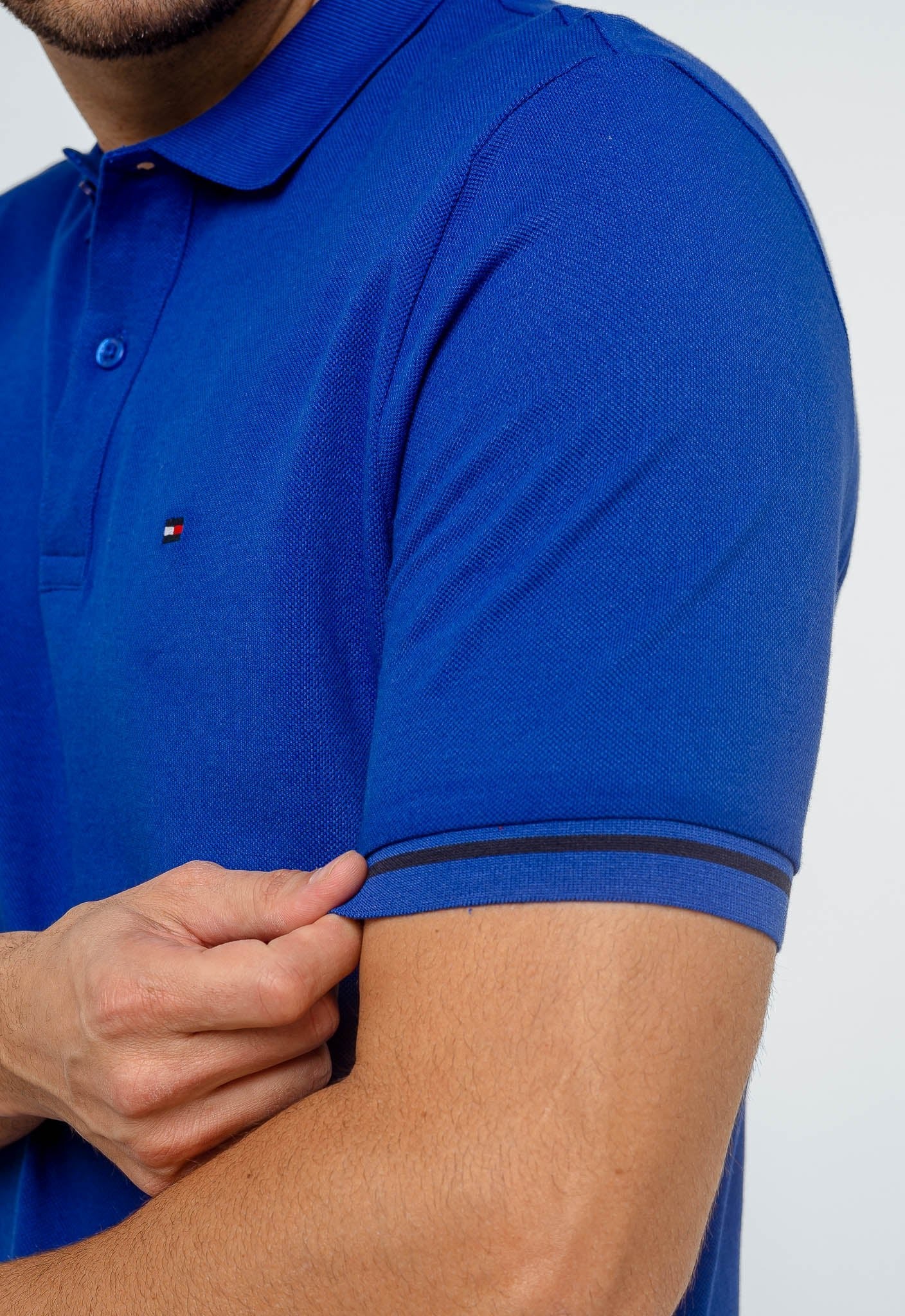 Polo Masculina Tommy Hilfiger Básica Logo Interno - Henri Store