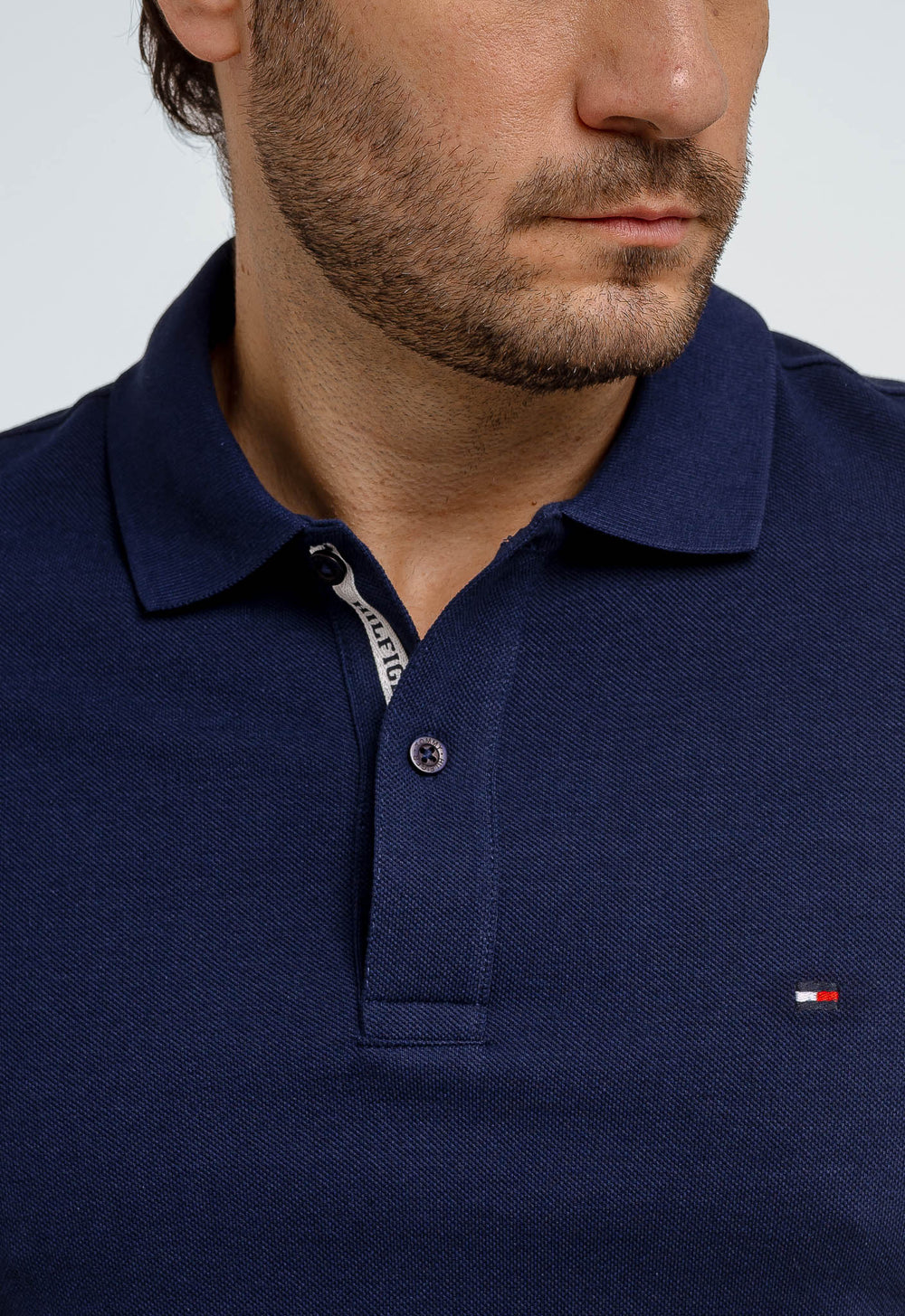 Polo Masculina Tommy Hilfiger Básica Logo Interno - Henri Store