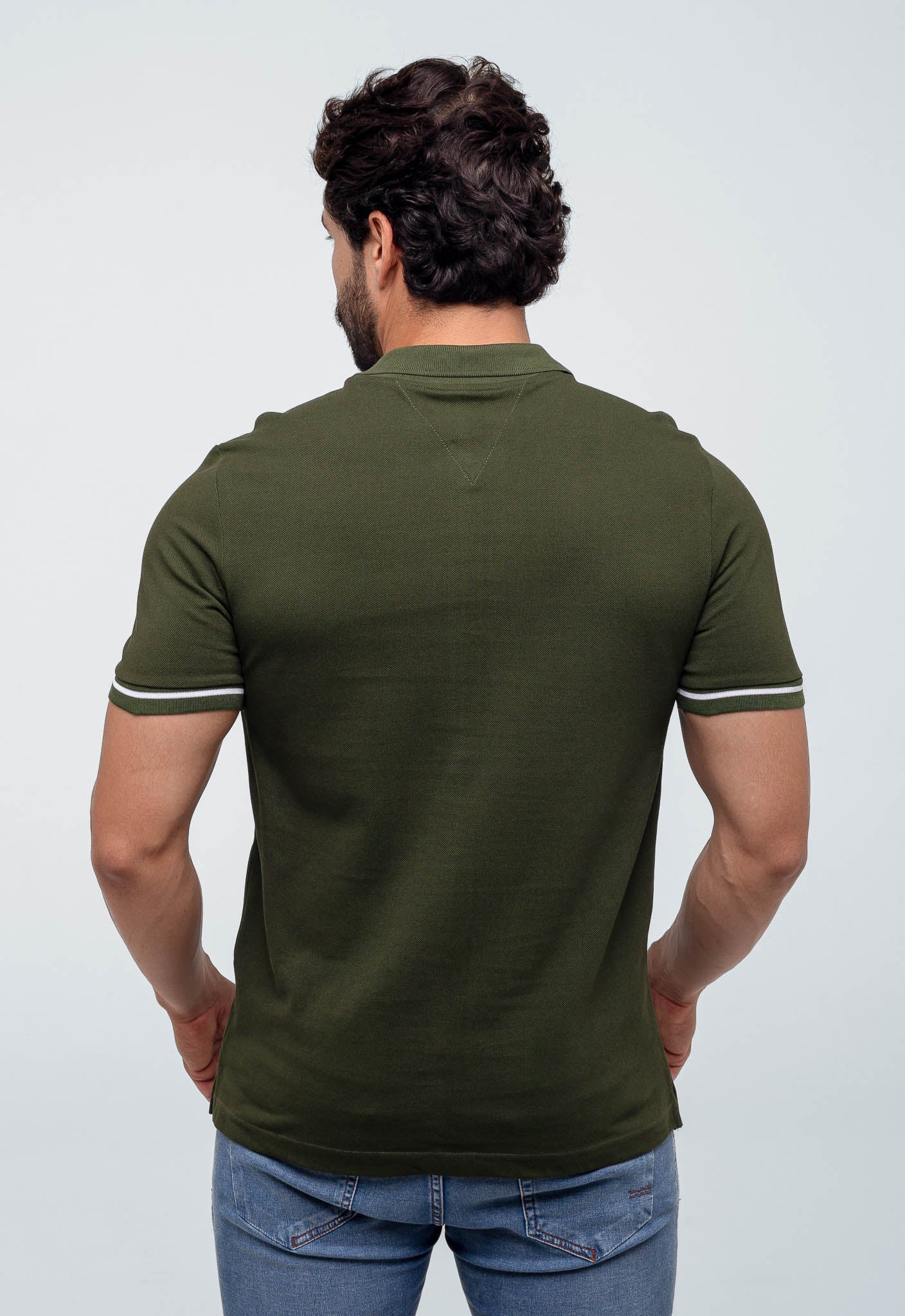 Polo Masculina Tommy Hilfiger Básica Logo Interno - Henri Store