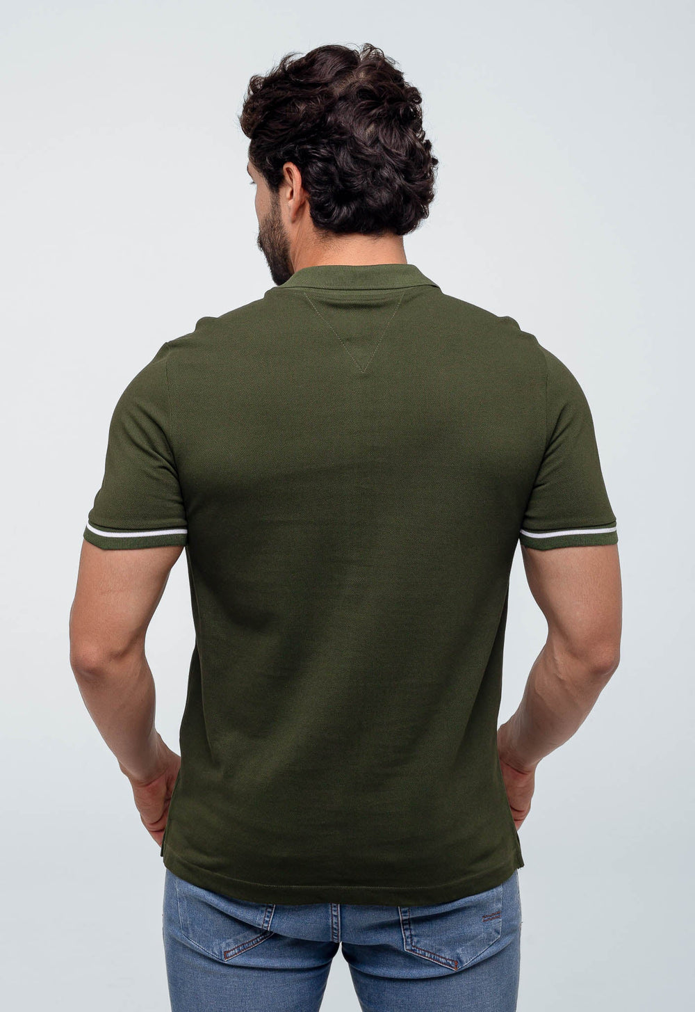 Polo Masculina Tommy Hilfiger Básica Logo Interno - Henri Store