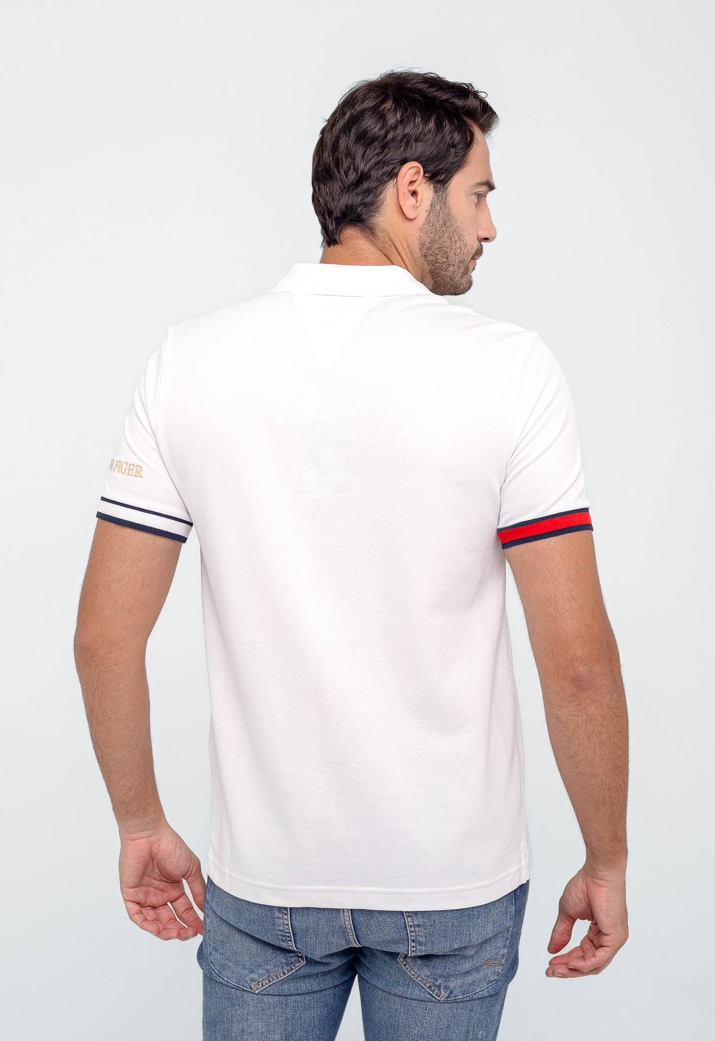 Polo Masculina Tommy Hilfiger com Logo Bordado no Braço - Henri Store