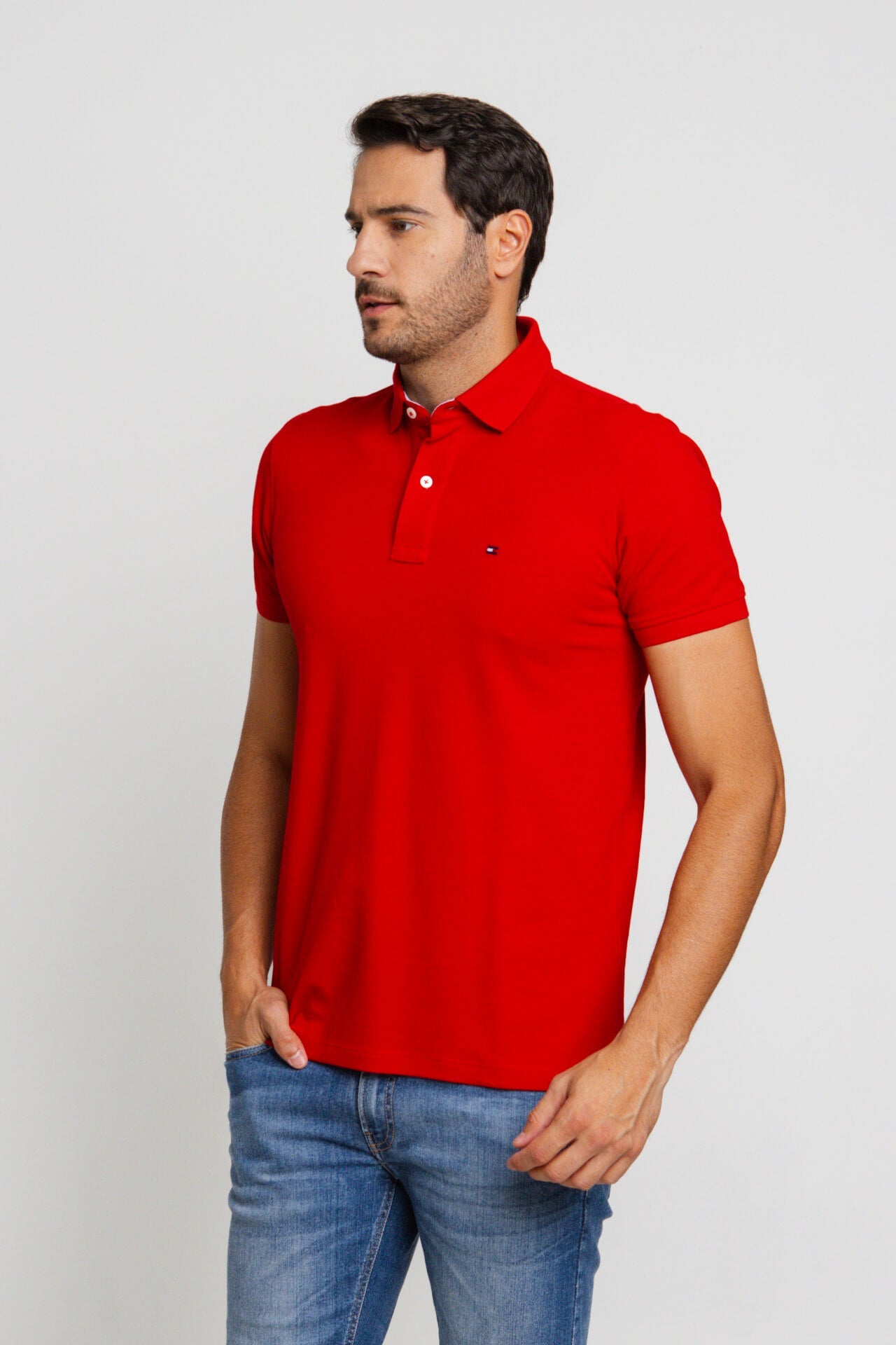 Polo Masculina Tommy Hilfiger Custom Fit - Sale. - Henri Store
