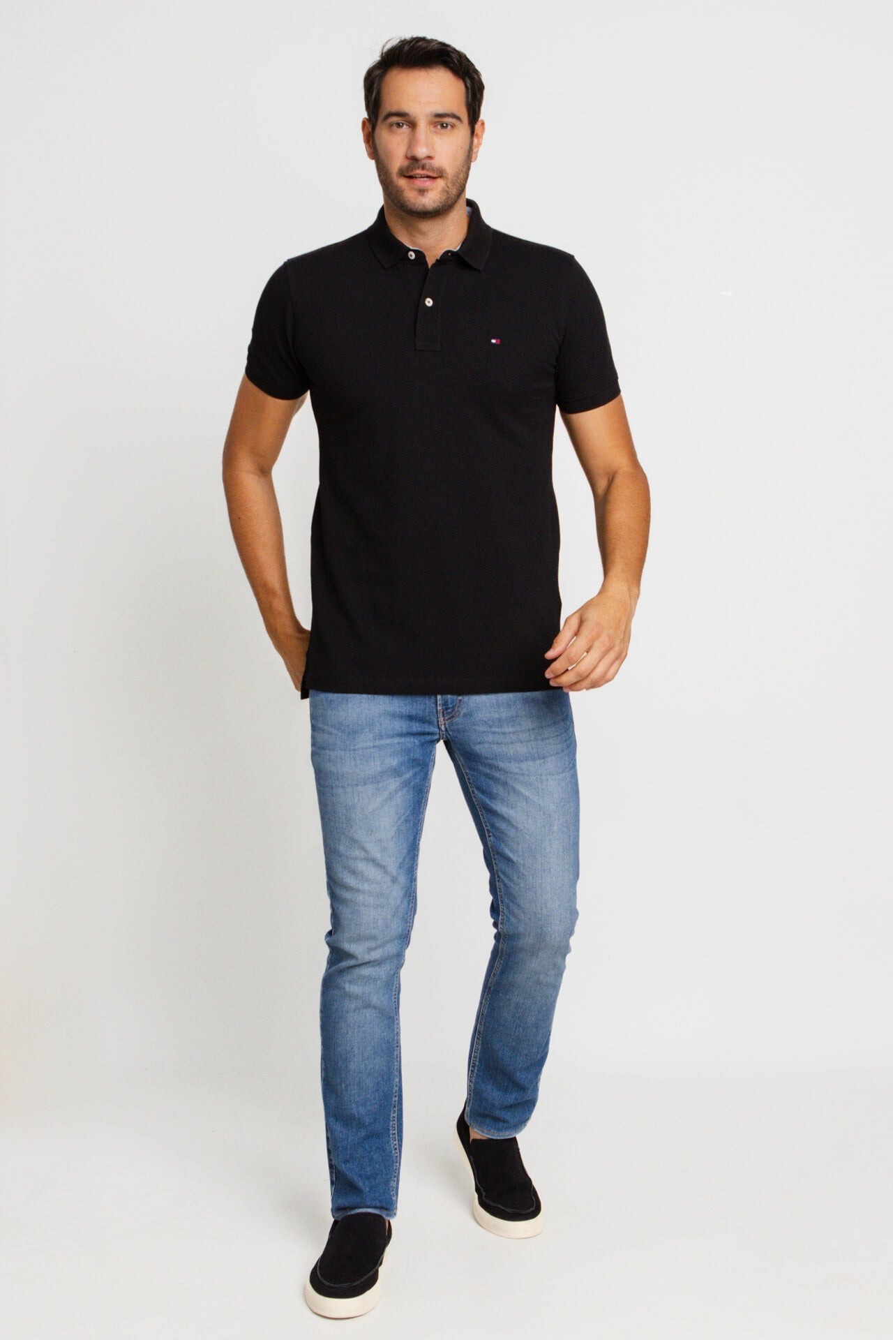 Polo Masculina Tommy Hilfiger Custom Fit - Sale. - Henri Store