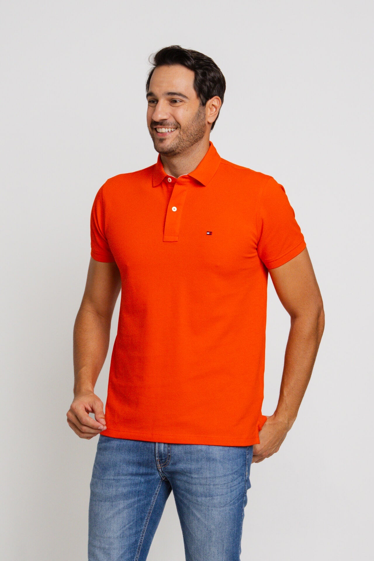 Polo Masculina Tommy Hilfiger Custom Fit - Sale. - Henri Store