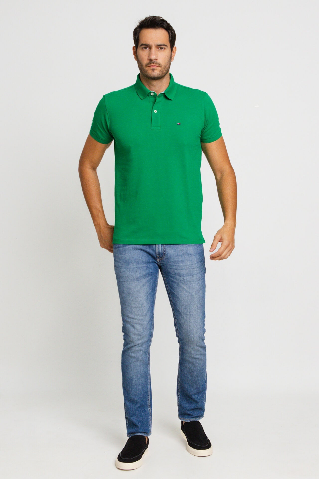 Polo Masculina Tommy Hilfiger Custom Fit - Sale. - Henri Store
