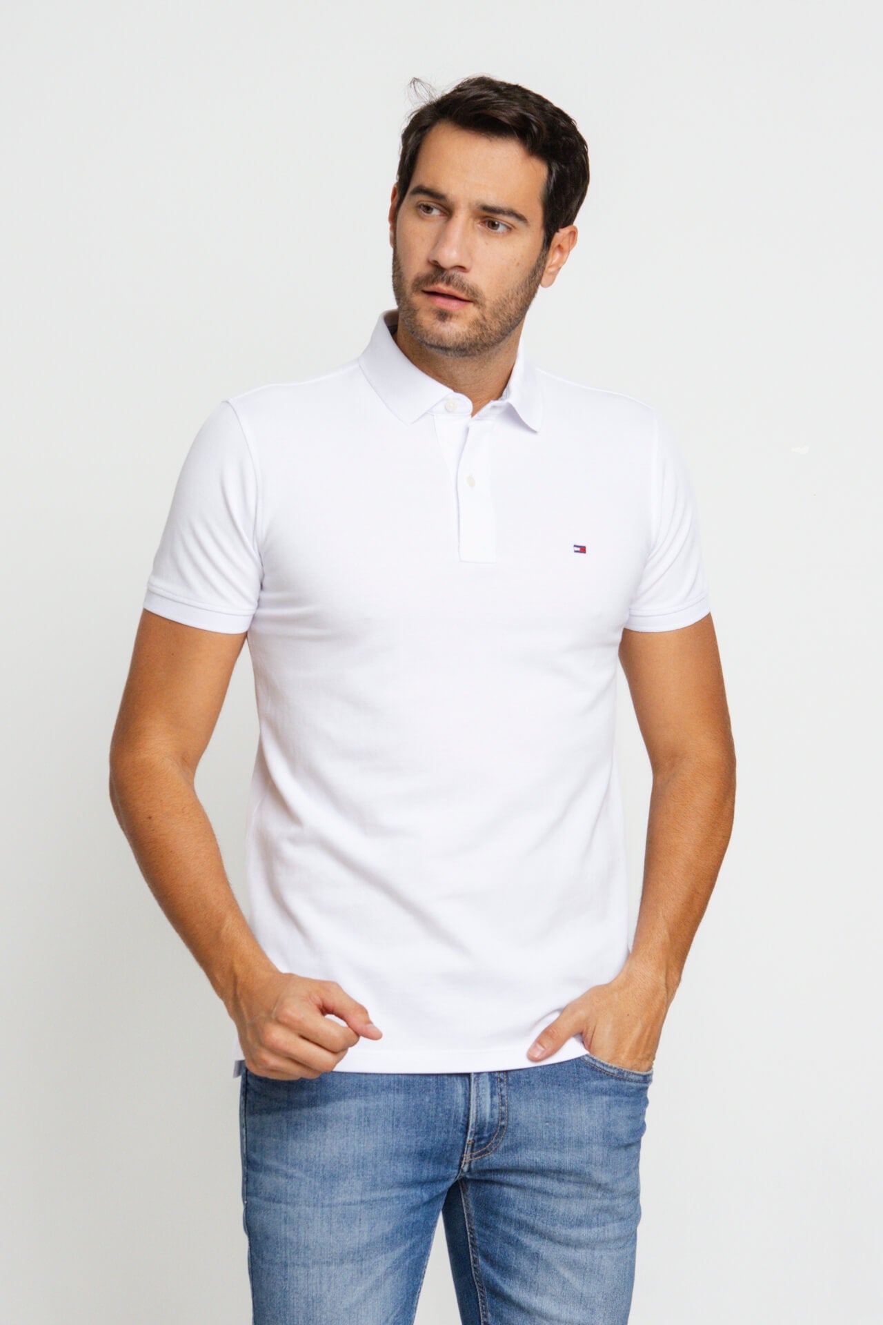 Polo Masculina Tommy Hilfiger Custom Fit - Sale. - Henri Store
