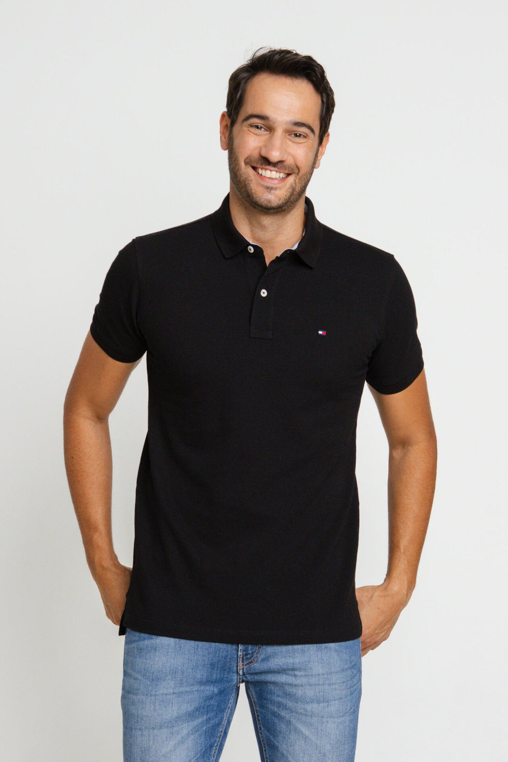 Polo Masculina Tommy Hilfiger Custom Fit - Sale. - Henri Store