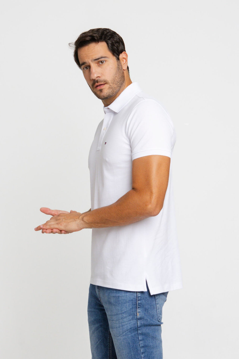 Polo Masculina Tommy Hilfiger Custom Fit - Sale. - Henri Store