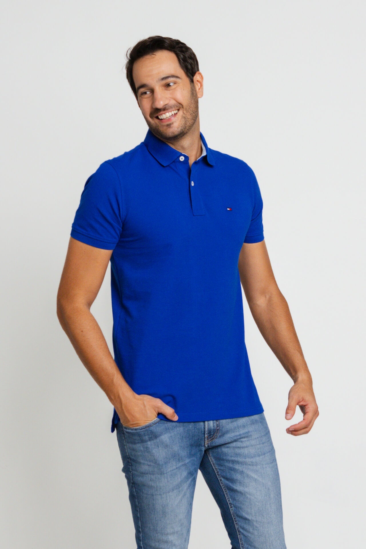 Polo Masculina Tommy Hilfiger Custom Fit - Sale. - Henri Store