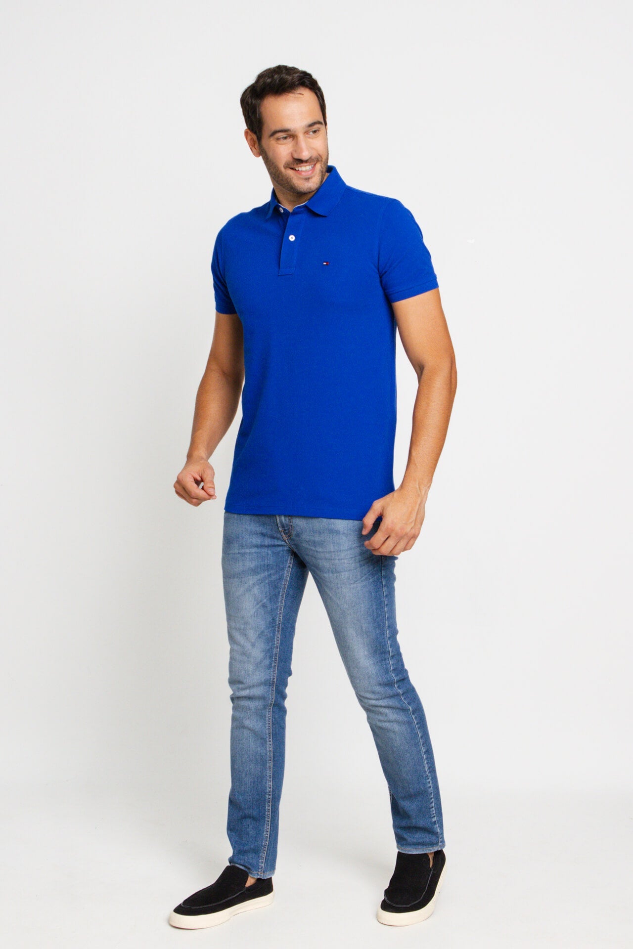 Polo Masculina Tommy Hilfiger Custom Fit - Sale. - Henri Store