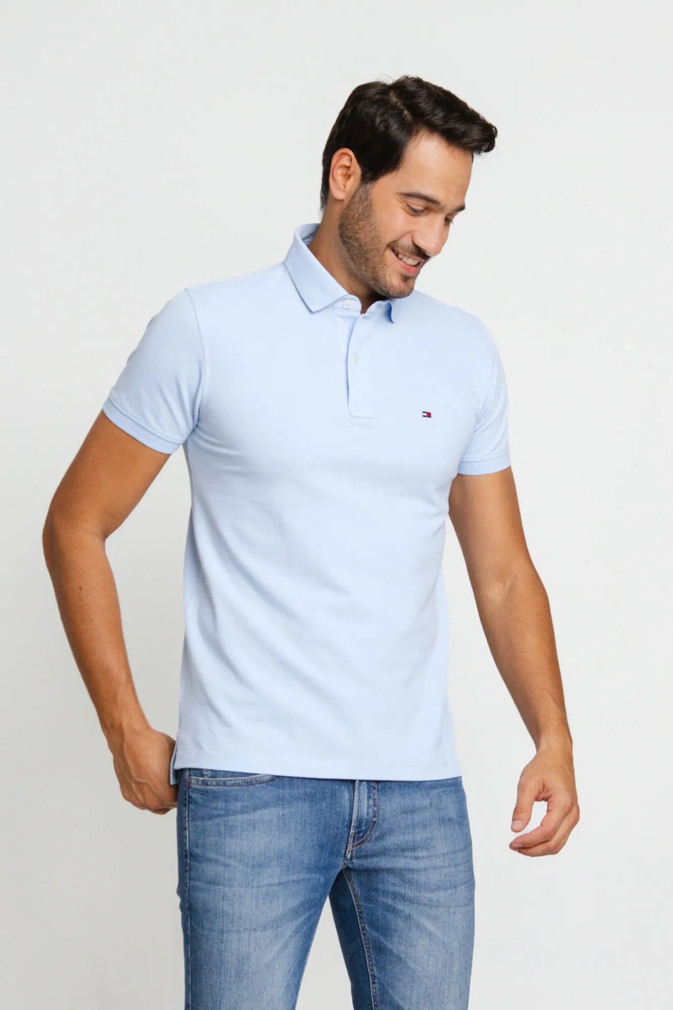 Polo Masculina Tommy Hilfiger Custom Fit - Sale. - Henri Store