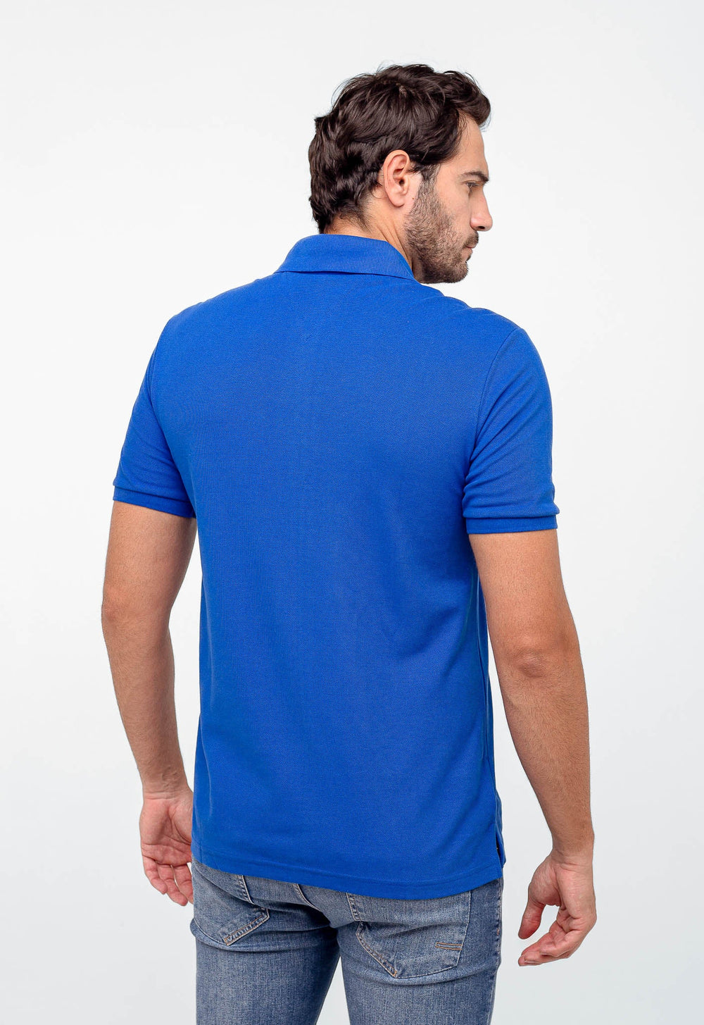 Polo Masculina Tommy Hilfiger Logo Faixa Peito - Henri Store