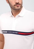 Polo Masculina Tommy Hilfiger Logo Faixa Peito - Henri Store