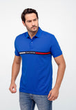 Polo Masculina Tommy Hilfiger Logo Faixa Peito - Henri Store