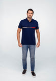 Polo Masculina Tommy Hilfiger Logo Faixa Peito - Henri Store