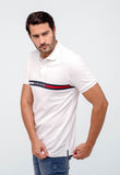 Polo Masculina Tommy Hilfiger Logo Faixa Peito - Henri Store