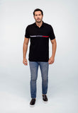 Polo Masculina Tommy Hilfiger Logo Faixa Peito - Henri Store