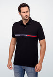Polo Masculina Tommy Hilfiger Logo Faixa Peito - Henri Store