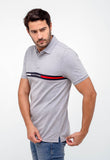 Polo Masculina Tommy Hilfiger Logo Faixa Peito - Henri Store