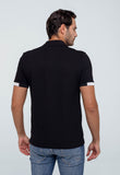 Polo Masculina Tommy Hilfiger Logo Manga - Henri Store