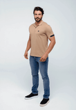 Polo Masculina Tommy Hilfiger Logo Manga - Henri Store