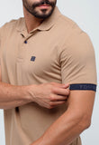 Polo Masculina Tommy Hilfiger Logo Manga - Henri Store