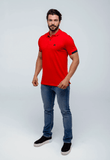 Polo Masculina Tommy Hilfiger Logo Manga - Henri Store
