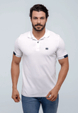 Polo Masculina Tommy Hilfiger Logo Manga - Henri Store