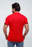 Polo Masculina Tommy Hilfiger Logo Manga - Henri Store