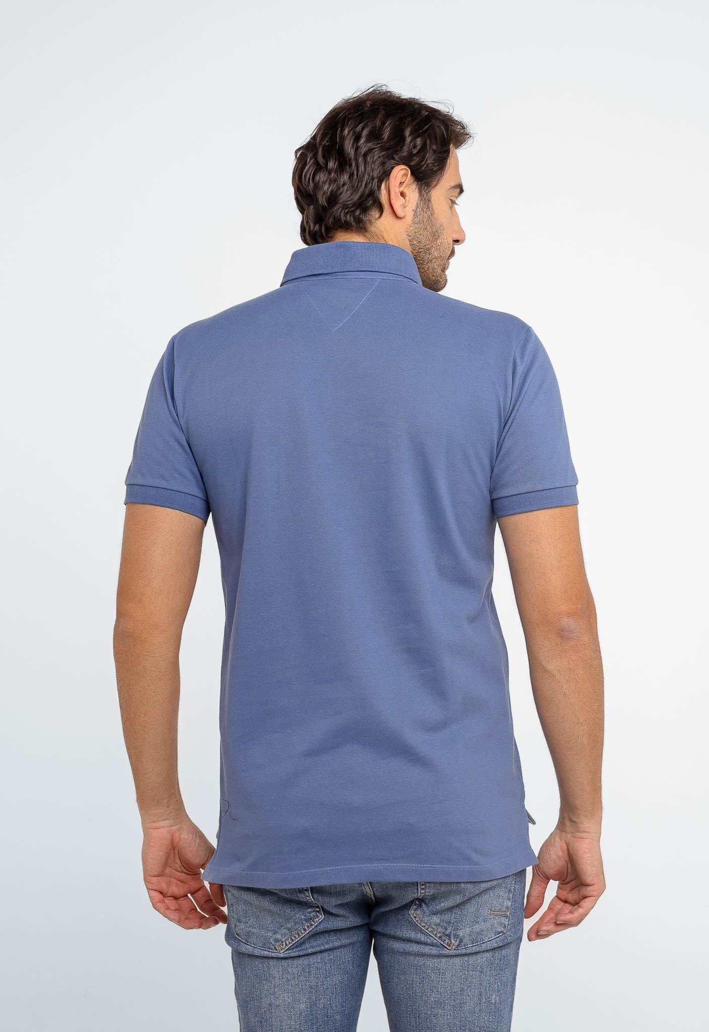 Polo Masculina Tommy Hilfiger Regular Fit Azul - Henri Store