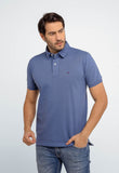 Polo Masculina Tommy Hilfiger Regular Fit Azul - Henri Store