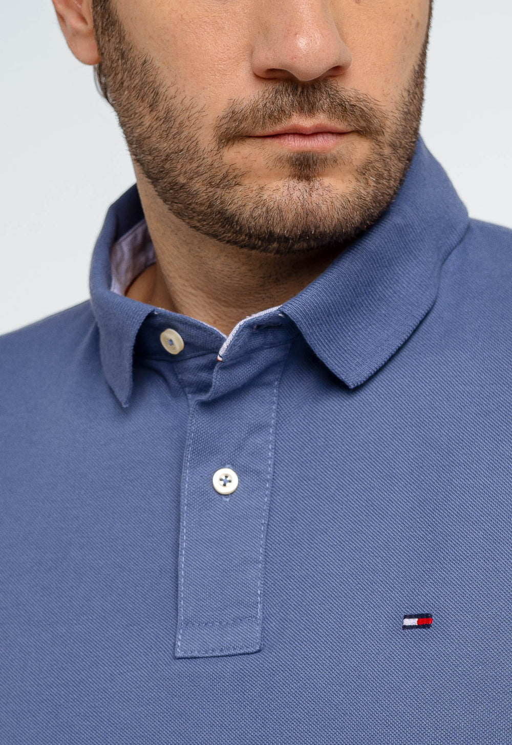 Polo Masculina Tommy Hilfiger Regular Fit Azul - Henri Store