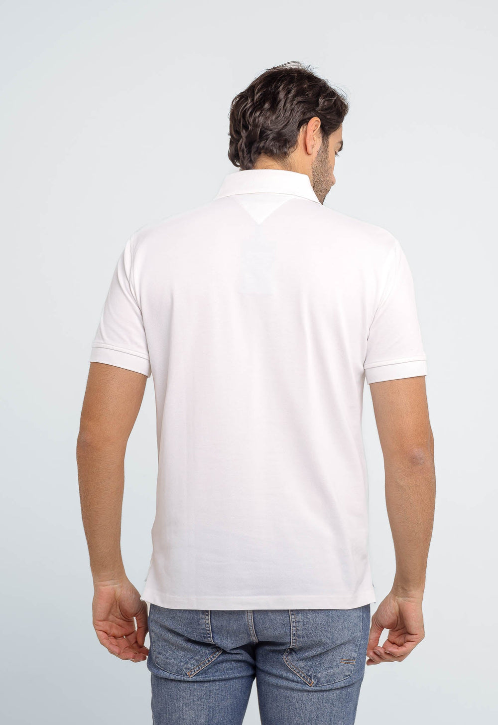 Polo Masculina Tommy Hilfiger Regular Fit Branco - Henri Store