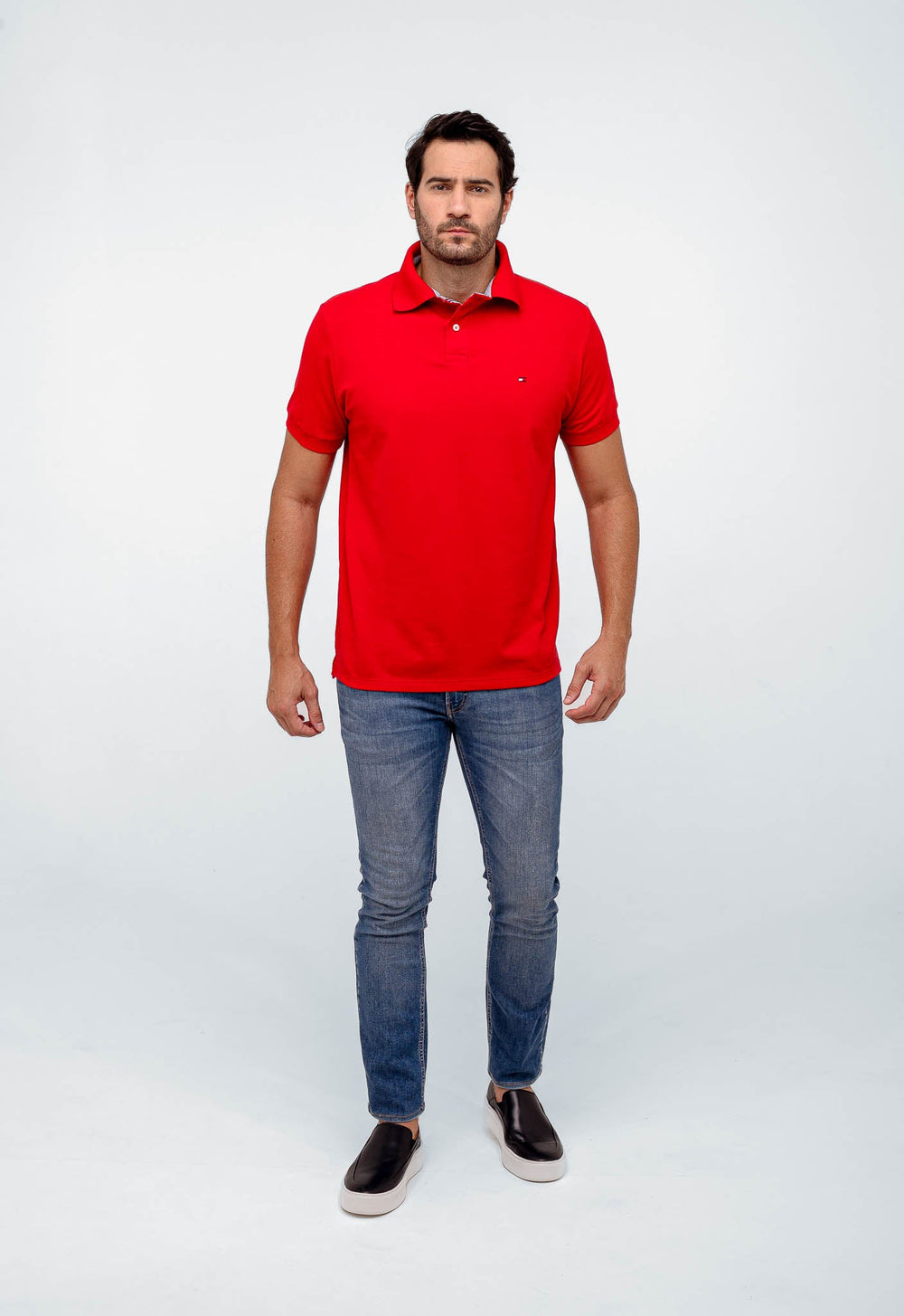 Polo Masculina Tommy Hilfiger Regular Fit - Live - Henri Store