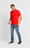Polo Masculina Tommy Hilfiger Regular Fit Vermelho - Henri Store