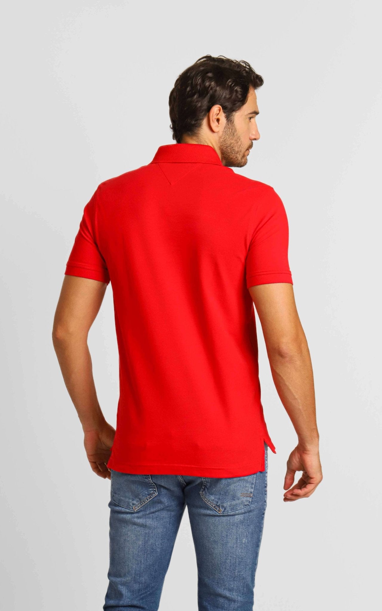 Polo Masculina Tommy Hilfiger Regular Fit Vermelho - Henri Store