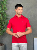 Polo Masculina Tommy Hilfiger Regular Fit Vermelho - Henri Store