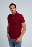 Polo Masculina Tommy Hilfiger Regular Fit Vinho - Henri Store