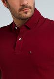 Polo Masculina Tommy Hilfiger Regular Fit Vinho - Henri Store