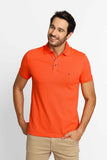 Polo Masculina Tommy Hilfiger Slim Fit Coral - Henri Store