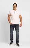 Polo Masculina Tommy Hilfiger Slim Fit Ess Detail Branco - Henri Store