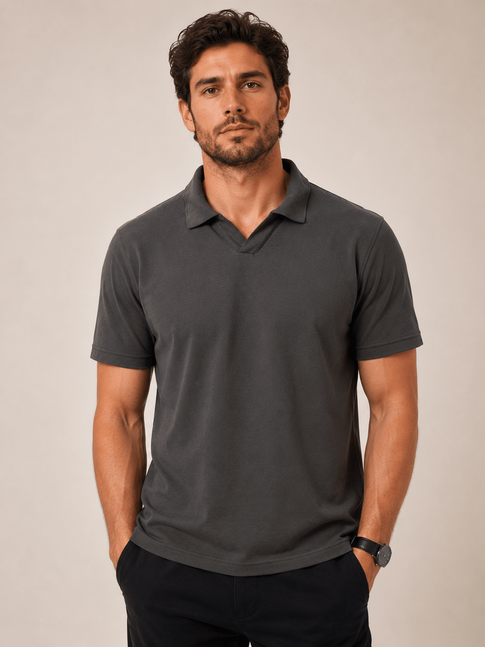 Polo Paramount S/ Botão Pima - Henri Store