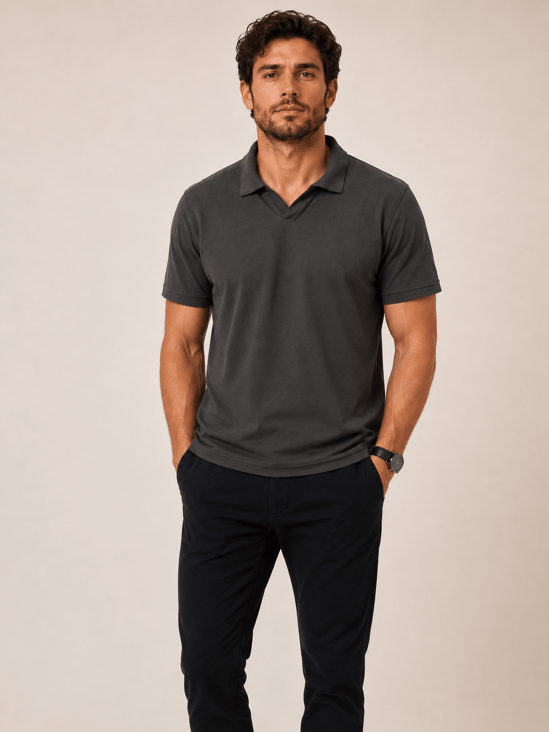 Polo Paramount S/ Botão Pima - Henri Store