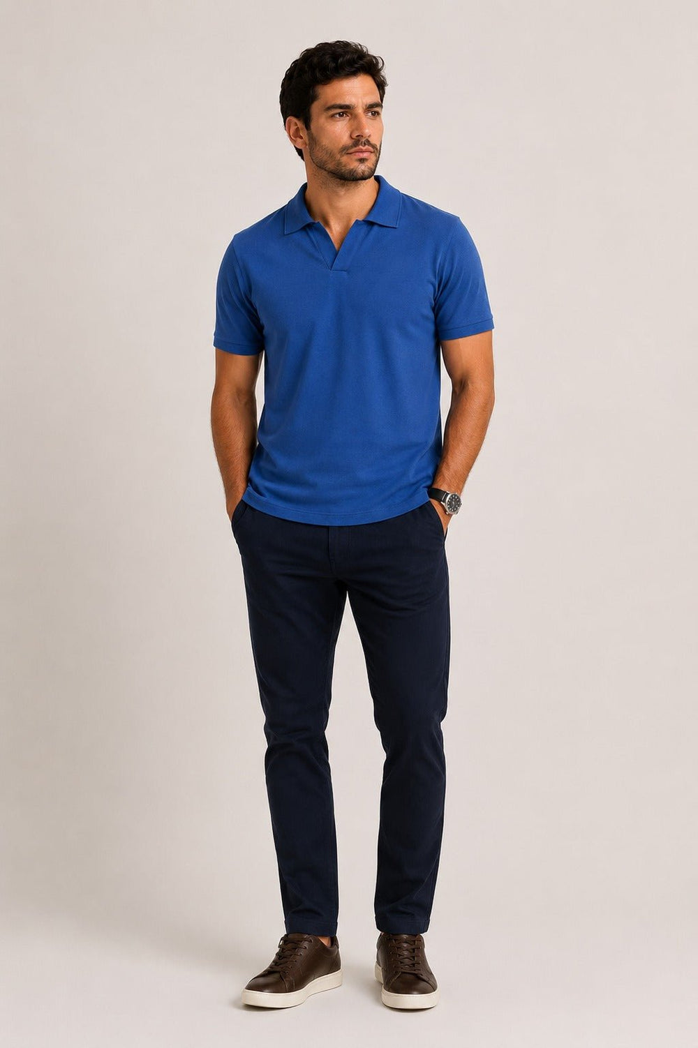 Polo Paramount S/ Botão Pima - Henri Store