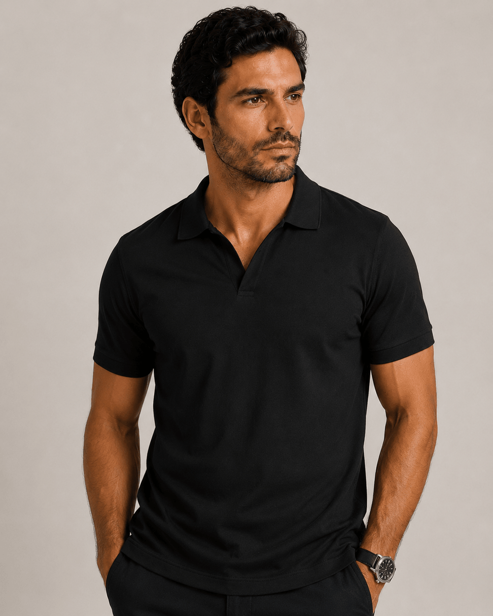 Polo Paramount S/ Botão Pima - Henri Store
