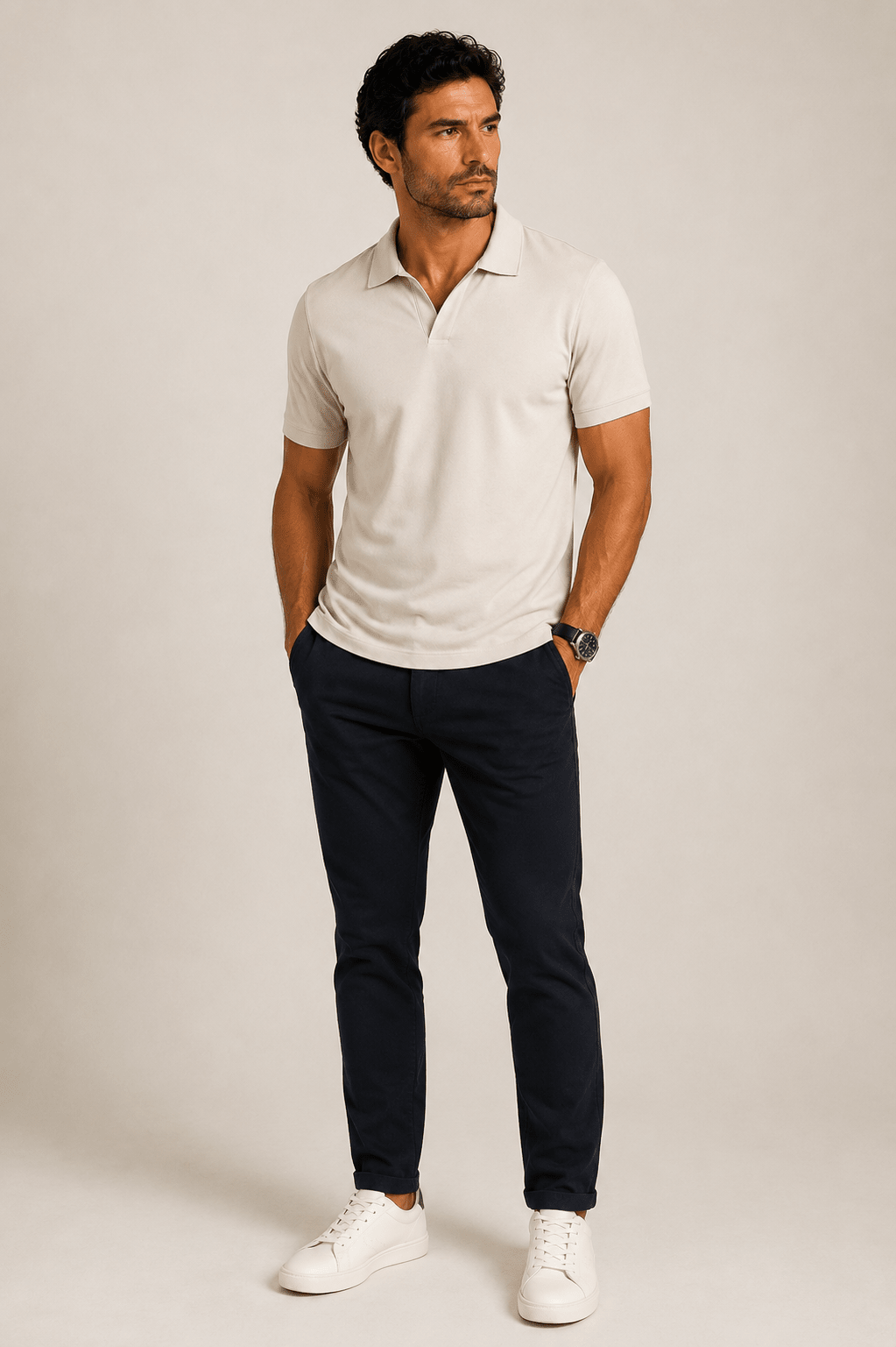 Polo Paramount S/ Botão Pima - Henri Store