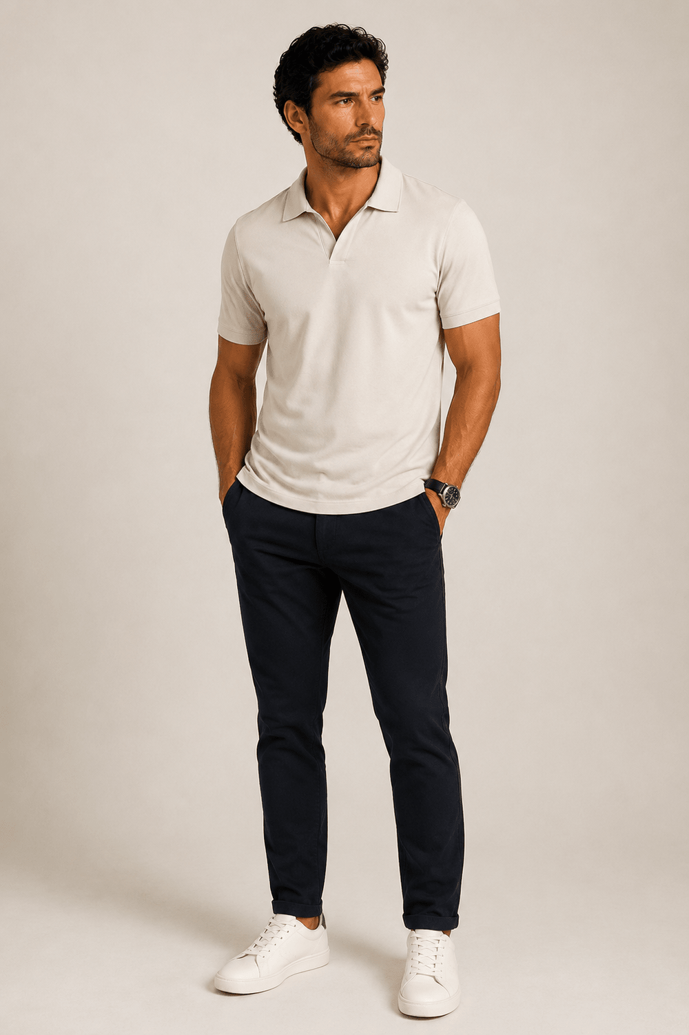 Polo Paramount S/ Botão Pima - Henri Store
