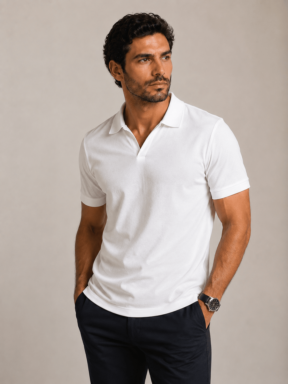 Polo Paramount S/ Botão Pima - Henri Store